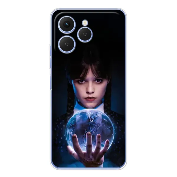 Чохол з принтом «Магічна сфера Венздей» для TECNO Spark 40