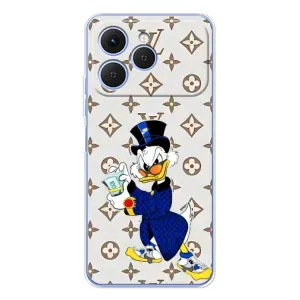 Чехлы для Tecno Spark 40 - Скрудж МакДак Louis Vuitton (PREMIUMPrint) (Макдак на стиле)