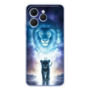 Чохол з картинкою ЛЕВ для Tecno Spark 40 (VPrint) (Маленький лев)
