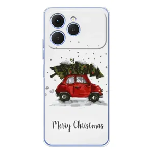 Чохол з принтом «Авто з ялинкою» для TECNO Spark 40