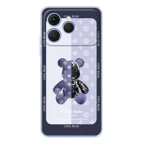 Чехол с принтом «Медвежонок LV» для TECNO Spark 40 Чехол с принтом «Медвежонок LV» для TECNO Spark 40