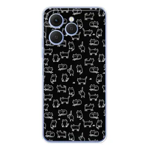 Чохол з принтом для Tecno Spark 40 (AlphaPrint) Модні коти (Маленькі котики)