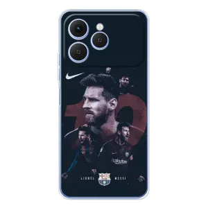 Чохли Мессі для Tecno Spark 40 (AlphaPrint) (Мессі 10)