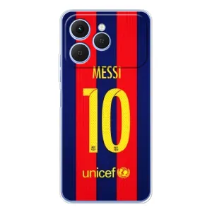 Чохли Мессі для Tecno Spark 40 (AlphaPrint) (Messi Barca 10)