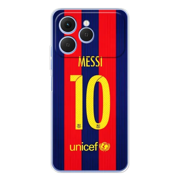Чохол з принтом «Messi Barca 10» для TECNO Spark 40 Чохол з принтом «Messi Barca 10» для TECNO Spark 40