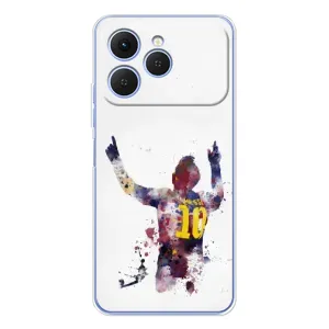 Чохли Мессі для Tecno Spark 40 (AlphaPrint) (Messi Barca)
