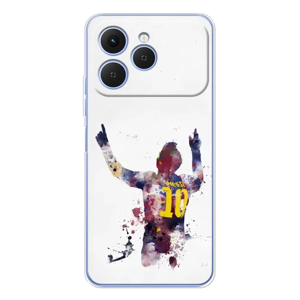 Чохол з принтом «Messi Barca» для TECNO Spark 40 Чохол з принтом «Messi Barca» для TECNO Spark 40