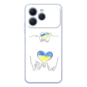Чохол для Патріота України Tecno Spark 40 - (AlphaPrint) (Мир Україні)