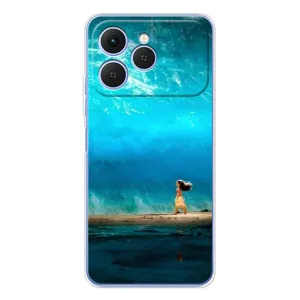 Чехол с мультфильмом Моана Tecno Spark 40 (Океан Моана)