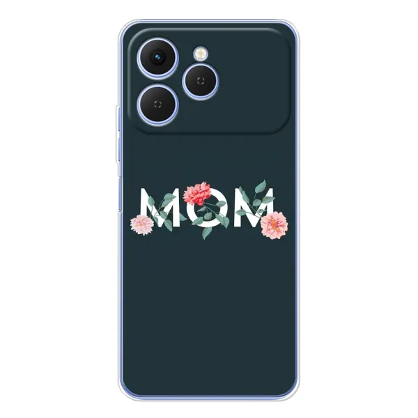 Чехол с принтом «Mom дизайн» для TECNO Spark 40