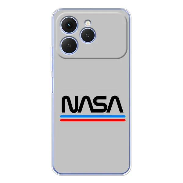 Чохол з принтом «NASA» для TECNO Spark 40 Чохол з принтом «NASA» для TECNO Spark 40
