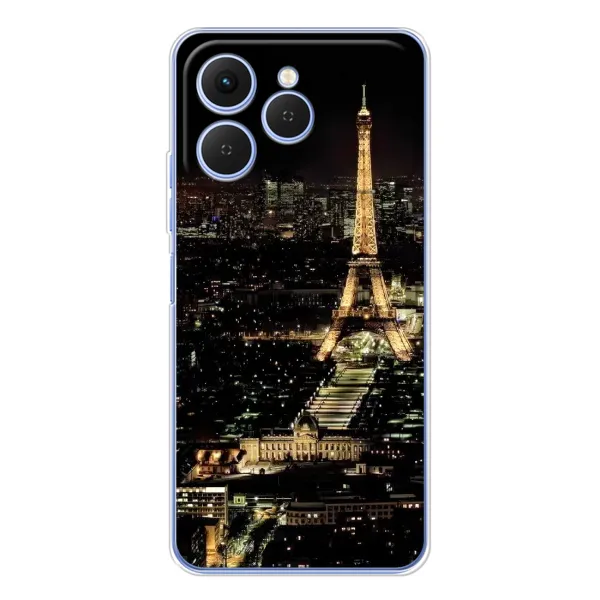 Чохол з принтом «Нічний Париж» для TECNO Spark 40