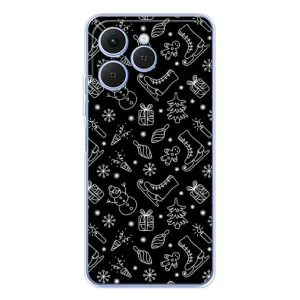 Новорічні, Святкові Чохли для Tecno Spark 40 - 2024 год