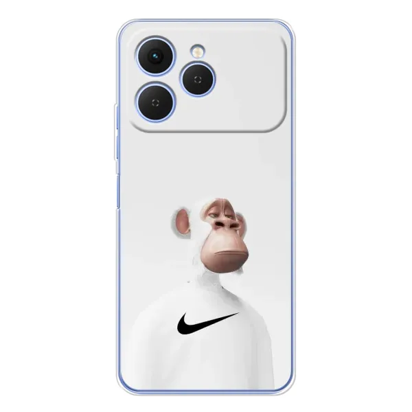 Чохол з принтом «мавпа NFT Nike» для TECNO Spark 40