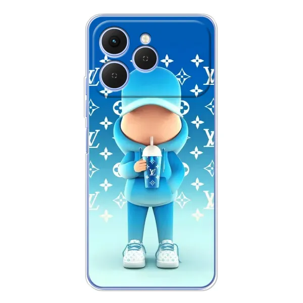 Чехол с принтом «Парень LV» для TECNO Spark 40 Чехол с принтом «Парень LV» для TECNO Spark 40