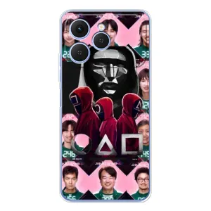 Чохол Гра в кальмара для Tecno Spark 40 (Учасники Гра кальмара)