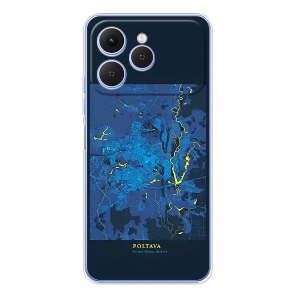 Чехол с принтом «Полтава» для TECNO Spark 40