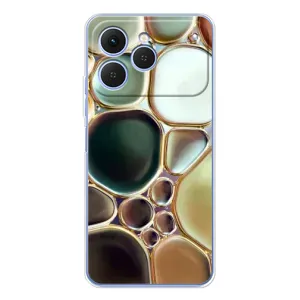 Мраморный чехол на Tecno Spark 40 (VPrint) (Радужный Мрамор)