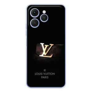 Чехлы Луи Витон для Tecno Spark 40 (AlphaPrint - LOUIS VUITTON) (ремешок LV)