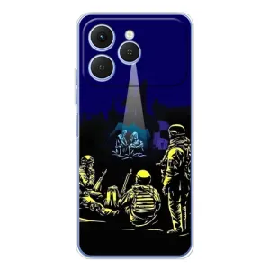 Чохол з принтом «Різдво в Україні» для TECNO Spark 40