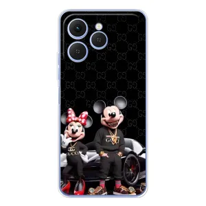 Чехол Disney Mouse Tecno Spark 40 (PREMIUMPrint) (Семья Маусов)