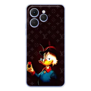Чехлы для Tecno Spark 40 - Скрудж МакДак Louis Vuitton (PREMIUMPrint) (Скрудж с бриллиантом)