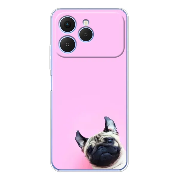 Чохол з принтом «Смішна собака» для TECNO Spark 40