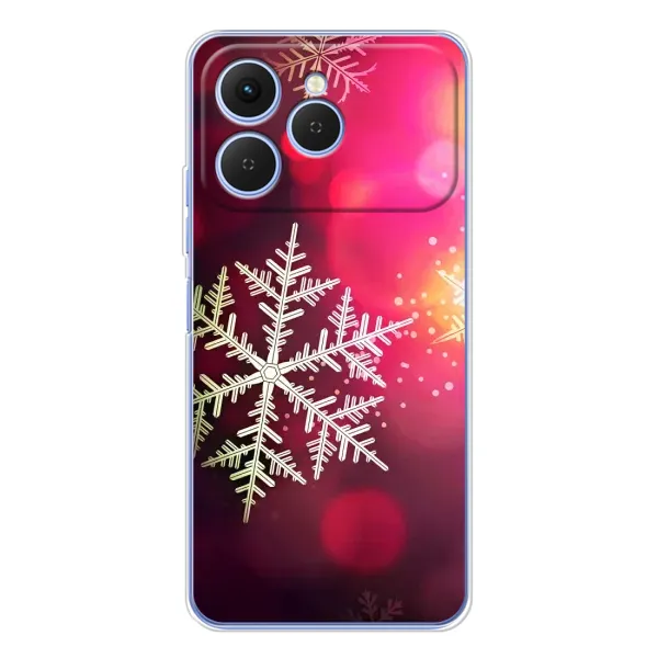 Чохол з принтом «Сніжинка» для TECNO Spark 40