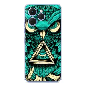 Чохол з пташками на Tecno Spark 40 (VPrint) (Сова з оком)
