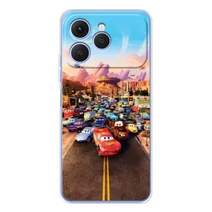 Силіконовий чохол Маквін для Tecno Spark 40 (Тачки на трасі)