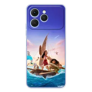 Чехол с мультфильмом Моана Tecno Spark 40 (Команда Ваяна Мауи)