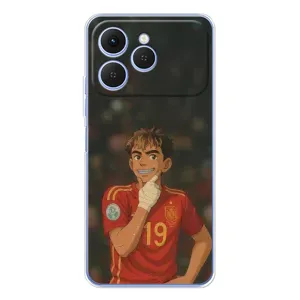 Чехол с футболистом Ламин Ямаль Tecno Spark 40