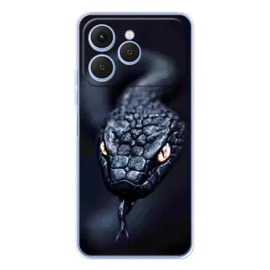 Чохол з картинкою 'Хижаки' для Tecno Spark 40 (Чорна змія)