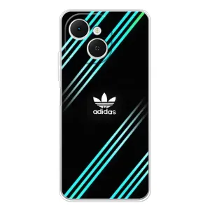 Чохли Адидас для TECNO Spark 40C (AlphaPrint) (Адідас з полосами)
