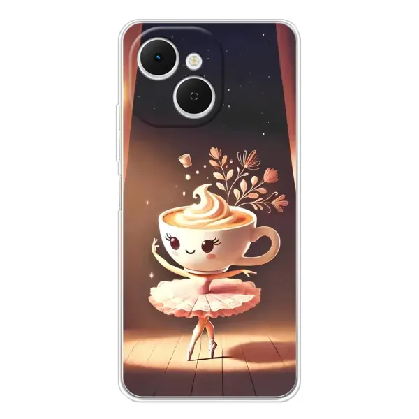 Чехол с принтом «Балерина капучина» для TECNO Spark 40C