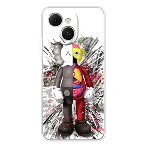 Чохли для TECNO Spark 40C - Bearbrick Louis Vuitton (PREMIUMPrint) (Беарбрік)