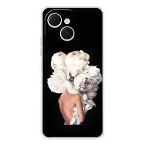 Чехлы (ART) Цветы на TECNO Spark 40C (VPrint) (Білі квіти)
