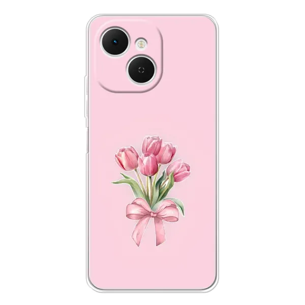 Чехол с принтом «Букет цветов» для TECNO Spark 40C
