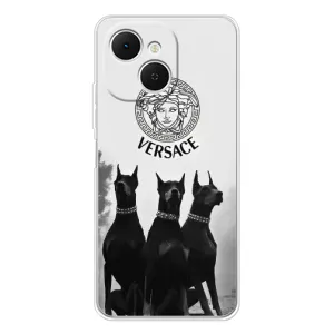 Чохли VERSACE для ТЕКНО Спарк 40С (PREMIUMPrint) (Доберман Версаче)