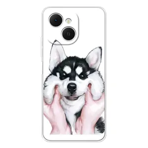 Чохли з собаками для TECNO Spark 40C (VPrint) (Радісний Хаскі)