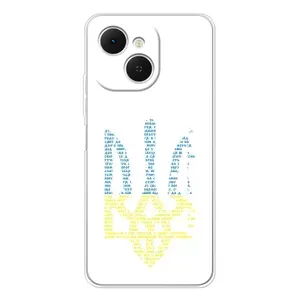 Чехлы для TECNO Spark 40C  Укр. Символика (AlphaPrint) (Герб из букв)