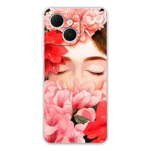Чехлы (ART) Цветы на TECNO Spark 40C (VPrint) (Очі в квітах)