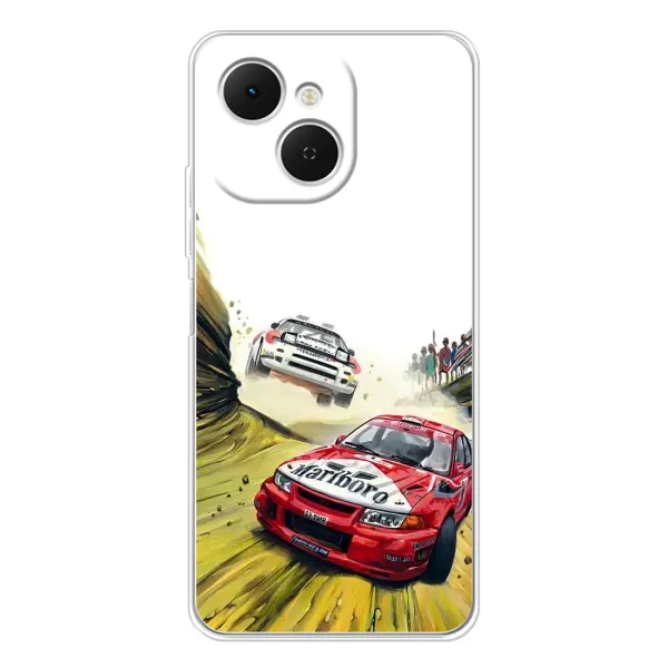 Чохол з принтом «Гоночні Тачки» для TECNO Spark 40C