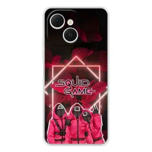 Чехол Гра в кальмара для TECNO Spark 40C (Охранники Игра кальмара)