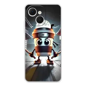 Чехол с мемом Тралалело тралала на TECNO Spark 40C (Капучино асасино)