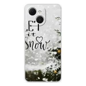 Новорічні, Святкові Чохли для TECNO Spark 40C - 2024 год (Let it snow)