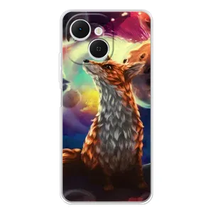Чохли з картинкою Лисичка для TECNO Spark 40C (VPrint) (Лисичка в космосі)