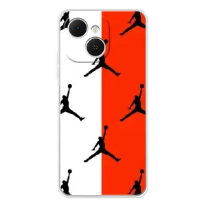 Чохли для TECNO Spark 40C - з картинкою JORDAN (AlphaPrint) (Лого Джордан)