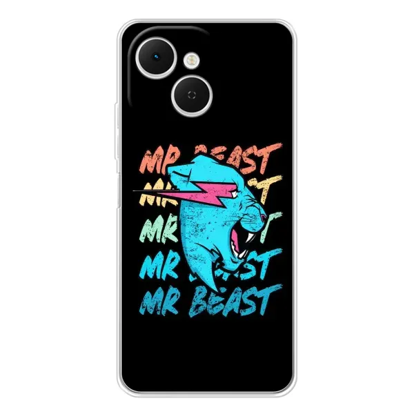 Чохол з принтом «logo Mr beast» для TECNO Spark 40C
