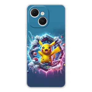 Чохол з Пікачу на TECNO Spark 40C (Лого Пікачу)